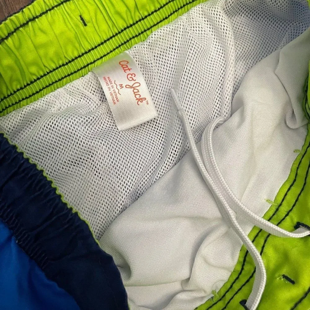 Cat & Jack Boys Medium Swim Trunks